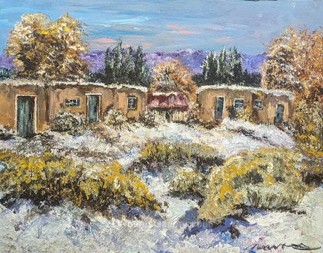 Hopefully the last snow of the season by Mary Ann Weems